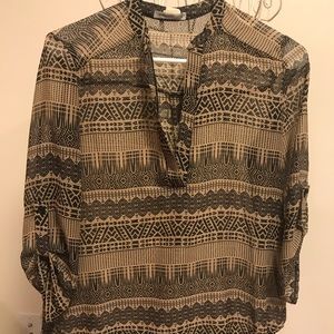Tribal print blouse